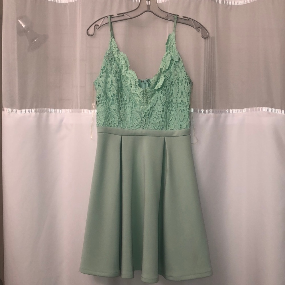 Mint colored dress